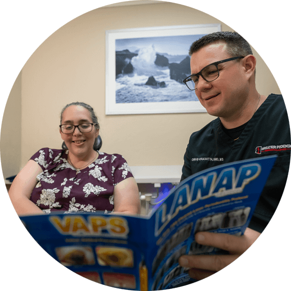 dr cravatta discussinh lanap dental laser procedure